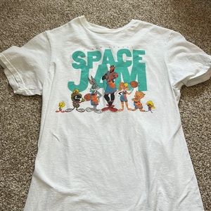 Space Jam Graphic Tee White Size Small